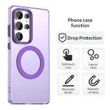 For Samsung Galaxy S25 Ultra 5G Case - Durable Acrylic + TPU, MagSafe Compatible Scratch-Resistant Cover, Purple | iCoverLover Australia