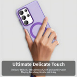 For Samsung Galaxy S25 Ultra 5G Case - Durable Acrylic + TPU, MagSafe Compatible Scratch-Resistant Cover, Purple | iCoverLover Australia