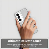 For Samsung Galaxy S25 5G Case - Durable Acrylic + TPU, MagSafe Compatible Scratch-Resistant Cover, White | iCoverLover Australia