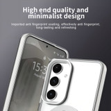 For Samsung Galaxy S25 5G Case - Durable Acrylic + TPU, MagSafe Compatible Scratch-Resistant Cover, White | iCoverLover Australia