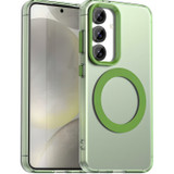 For Samsung Galaxy S25+ Plus 5G Case - Durable Acrylic + TPU, MagSafe Compatible Scratch-Resistant Cover, Green | iCoverLover Australia