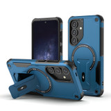 For Samsung Galaxy S25 5G Case, MagSafe Compatible, Kickstand Protective Cover, Dark Blue | iCoverLover Australia