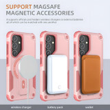 For Samsung Galaxy S25 5G Case, MagSafe Compatible, Kickstand Protective Cover, Pink | iCoverLover Australia