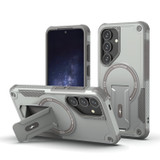 For Samsung Galaxy S25+ Plus 5G Case, MagSafe Compatible, Kickstand Protective Cover, Grey | iCoverLover Australia