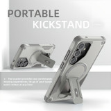 For Samsung Galaxy S25+ Plus 5G Case, MagSafe Compatible, Kickstand Protective Cover, Grey | iCoverLover Australia