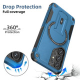 For Samsung Galaxy S25 Ultra 5G Case, MagSafe Compatible, Kickstand Protective Cover, Dark Blue | iCoverLover Australia