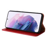 For Samsung Galaxy S25+ Plus Case Leather Flip Wallet Folio Cover Red | iCoverLover Australia