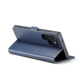 For Samsung Galaxy S25 Ultra Case Leather Flip Wallet Folio Cover Blue | iCoverLover Australia