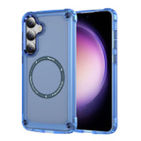 For Samsung Galaxy S25+ Plus Case - MagSafe compatible, Shock-Absorbent Protective Cover, Clear Blue | iCoverLover Australia