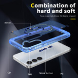 For Samsung Galaxy S25+ Plus Case - MagSafe compatible, Shock-Absorbent Protective Cover, Clear Blue | iCoverLover Australia