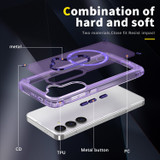 For Samsung Galaxy S25+ Plus Case - MagSafe compatible, Shock-Absorbent Protective Cover, Clear Purple | iCoverLover Australia