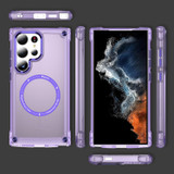 For Samsung Galaxy S25 Ultra Case - MagSafe compatible, Shock-Absorbent Protective Cover, Clear Purple | iCoverLover Australia
