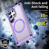 For Samsung Galaxy S25 Ultra Case - MagSafe compatible, Shock-Absorbent Protective Cover, Clear Purple | iCoverLover Australia