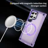 For Samsung Galaxy S25 Ultra Case - MagSafe compatible, Shock-Absorbent Protective Cover, Clear Purple | iCoverLover Australia