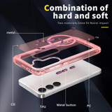 For Samsung Galaxy S25+ Plus Case - MagSafe compatible, Shock-Absorbent Protective Cover, Clear Pink | iCoverLover Australia