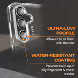 For Samsung Galaxy S24+ Plus Camera Lens EFM Armour, Clear | iCoverLover Australia