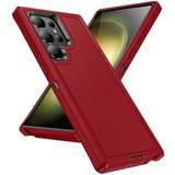 For Samsung Galaxy S24 Ultra 5G Case, 3-Layer Shock-Absorbent Protective Cover, Red + Black | iCoverLover Australia