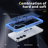 For Samsung Galaxy S24+ Plus Case - MagSafe compatible, Shock-Absorbent Protective Cover, Clear Blue | iCoverLover Australia
