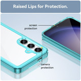 For Samsung Galaxy S24+ Plus Case - Durable Acrylic + TPU, Scratch-Resistant, Easy-Access, Clear Blue | iCoverLover Australia