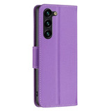 For Samsung Galaxy S24+ Plus Case - Lychee Folio Wallet PU Leather Cover, Kickstand, Purple | iCoverLover Australia