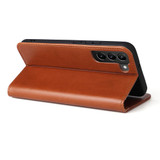 For Samsung Galaxy S24+ Plus Case Leather Flip Wallet Folio Cover Brown | iCoverLover Australia