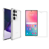 iCoverLover For Samsung Galaxy S24 Ultra Case + [2-Pack] Tempered Glass Screen Protectors, Clear | iCoverLover Australia