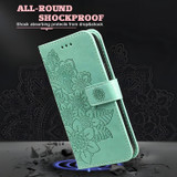 For Samsung Galaxy S26 Case - Embossed Flower Wallet Cover