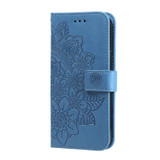 For Samsung Galaxy S26 Ultra Case - Embossed Flower Wallet Cover