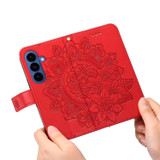 For Samsung Galaxy S26+ Plus Case - Embossed Flower Wallet Cover