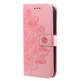 For Samsung Galaxy S26+ Plus Case - Embossed Flower Wallet Cover