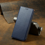 Samsung Galaxy S26+ Blue Leather Wallet Folio Cover