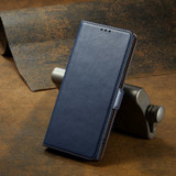 Samsung Galaxy S26 Ultra Blue Leather Flip Case