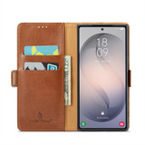 Samsung Galaxy S26 Ultra Brown Leather Wallet Cover