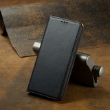Samsung Galaxy S26 Black Leather Wallet Case
