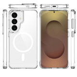 Samsung Galaxy S26 Case with MagSafe + 2x Glass Protectors – Clear | iCoverLover