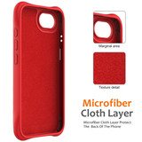 For iPhone 17e Compatible with MagSafe Case – Wave Texture, Soft Silicone Grip & Full Protection, Red | iCoverLover.com.au