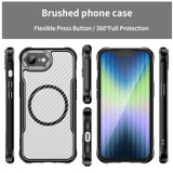 For iPhone 17e Compatible with MagSafe Case – Sleek Carbon Fiber Design for Secure Grip & Protection, Black | iCoverLover.com.au
