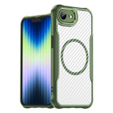 For iPhone 17e Compatible with MagSafe Case – Sleek Carbon Fiber Design for Secure Grip & Protection, Green | iCoverLover.com.au