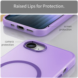 For iPhone 17e Compatible with MagSafe Case – Frosted Translucent, Full Coverage & Drop Protection, Dark Purple | iCoverLover.com.au