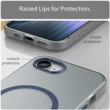 For iPhone 17e Compatible with MagSafe Case – Frosted Translucent, Full Coverage & Drop Protection, Dark Blue | iCoverLover.com.au