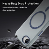 For iPhone 17e Compatible with MagSafe Case – Frosted Translucent, Full Coverage & Drop Protection, Dark Blue | iCoverLover.com.au
