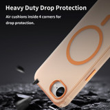 For iPhone 17e Compatible with MagSafe Case – Frosted Translucent, Full Coverage & Drop Protection, Orange | iCoverLover.com.au