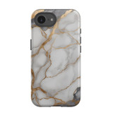 For iPhone 17e Case Tough Protective Cover, Gold White Marble Engrave | Protective Covers | iCoverLover Australia