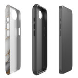 For iPhone 17e Case Tough Protective Cover, Gold White Marble Engrave | Protective Covers | iCoverLover Australia