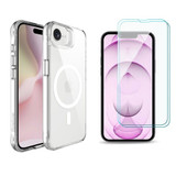 iCoverLover iPhone 17e Compatible with MagSafe Case + [2-Pack] Screen Protectors | Wireless Charging Ready