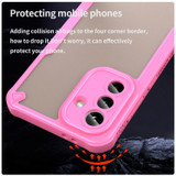 For Samsung Galaxy A37 5G Case | Armor Glaze Shockproof Cover, Pink | iCoverLover Australia