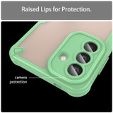 For Samsung Galaxy A57 5G Case | Armor Glaze Shockproof Cover, Green | iCoverLover Australia