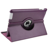 Purple Rotatable Leather Smart Function iPad 2 / iPad 3 / iPad 4 Case | Leather iPad 2, 3, 4 Cases | Smart iPad 2, 3, 4 Covers | iCoverLover