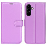 For Samsung Galaxy A57 5G Case | Litchi Texture PU Leather Wallet Cover, Purple | iCoverLover Australia