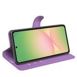 For Samsung Galaxy A57 5G Case | Litchi Texture PU Leather Wallet Cover, Purple | iCoverLover Australia